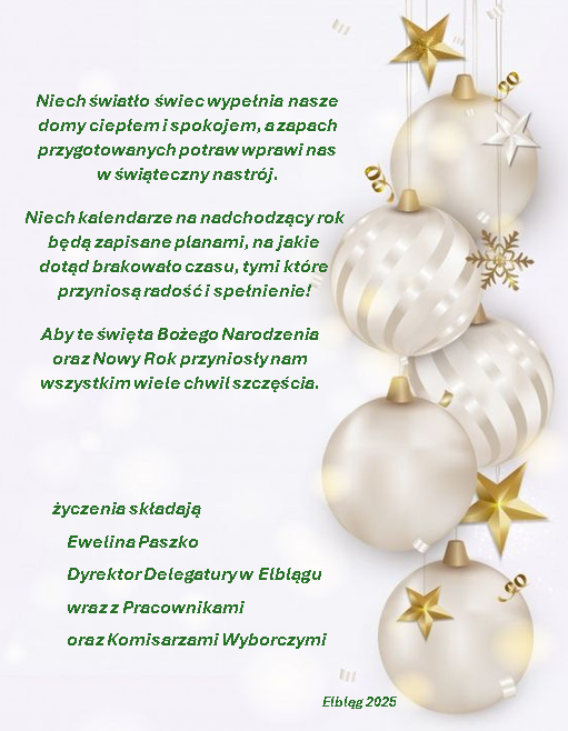 Życzenia Bożonarodzeniowe 2025